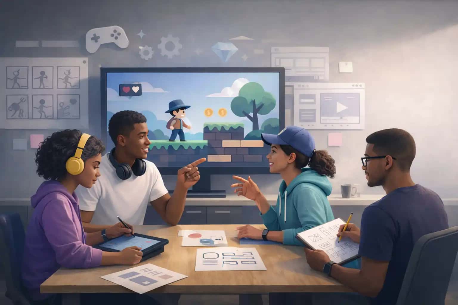 Cover Initiation à la création de jeux vidéos